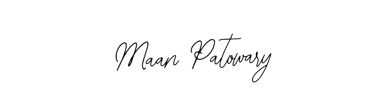 Also we have Maan Patowary name is the best signature style. Create professional handwritten signature collection using Bearetta-2O07w autograph style. Maan Patowary signature style 12 images and pictures png