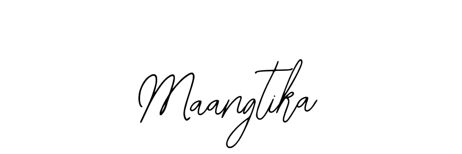 Also we have Maangtika name is the best signature style. Create professional handwritten signature collection using Bearetta-2O07w autograph style. Maangtika signature style 12 images and pictures png