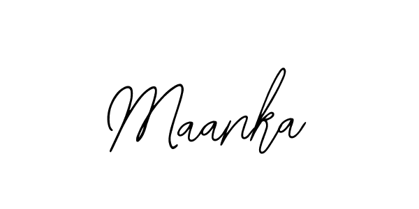 How to make Maanka name signature. Use Bearetta-2O07w style for creating short signs online. This is the latest handwritten sign. Maanka signature style 12 images and pictures png