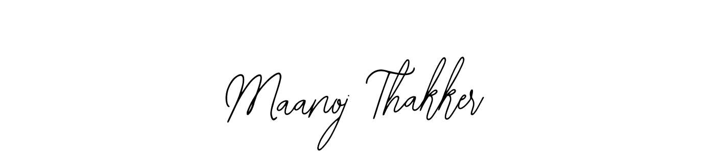 How to make Maanoj Thakker signature? Bearetta-2O07w is a professional autograph style. Create handwritten signature for Maanoj Thakker name. Maanoj Thakker signature style 12 images and pictures png