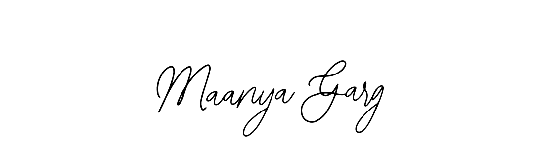 Bearetta-2O07w is a professional signature style that is perfect for those who want to add a touch of class to their signature. It is also a great choice for those who want to make their signature more unique. Get Maanya Garg name to fancy signature for free. Maanya Garg signature style 12 images and pictures png