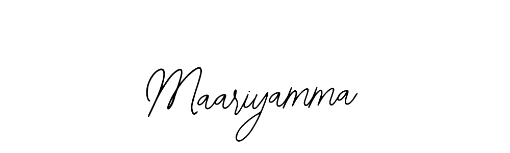 Also we have Maariyamma name is the best signature style. Create professional handwritten signature collection using Bearetta-2O07w autograph style. Maariyamma signature style 12 images and pictures png