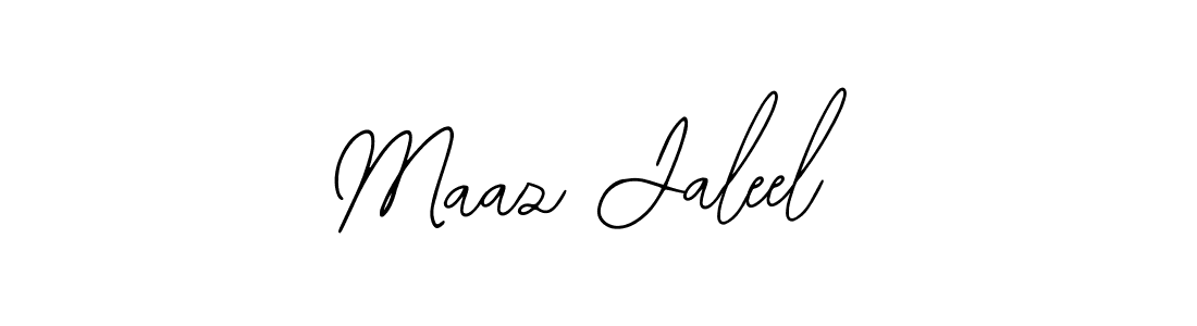 How to Draw Maaz Jaleel signature style? Bearetta-2O07w is a latest design signature styles for name Maaz Jaleel. Maaz Jaleel signature style 12 images and pictures png