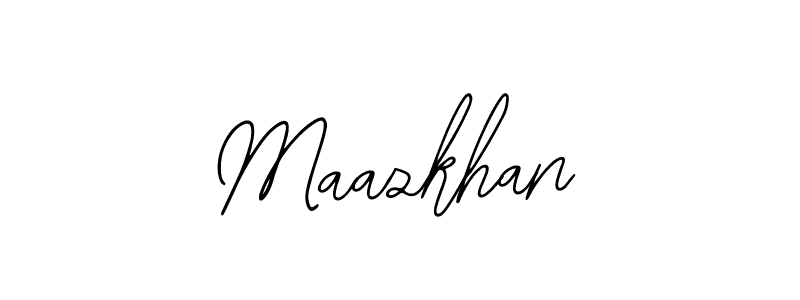 Bearetta-2O07w is a professional signature style that is perfect for those who want to add a touch of class to their signature. It is also a great choice for those who want to make their signature more unique. Get Maazkhan name to fancy signature for free. Maazkhan signature style 12 images and pictures png