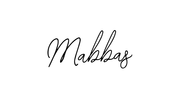 How to make Mabbas name signature. Use Bearetta-2O07w style for creating short signs online. This is the latest handwritten sign. Mabbas signature style 12 images and pictures png