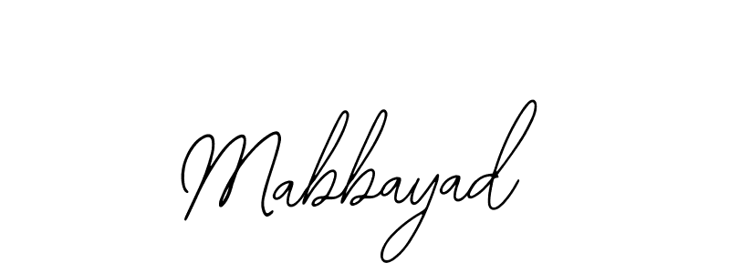 Make a beautiful signature design for name Mabbayad. With this signature (Bearetta-2O07w) style, you can create a handwritten signature for free. Mabbayad signature style 12 images and pictures png