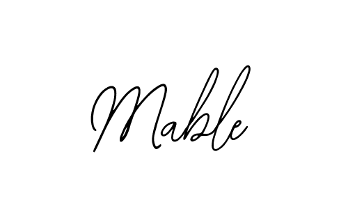 Make a beautiful signature design for name Mable. With this signature (Bearetta-2O07w) style, you can create a handwritten signature for free. Mable signature style 12 images and pictures png