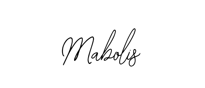 The best way (Bearetta-2O07w) to make a short signature is to pick only two or three words in your name. The name Mabolis include a total of six letters. For converting this name. Mabolis signature style 12 images and pictures png