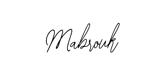 How to make Mabrouk signature? Bearetta-2O07w is a professional autograph style. Create handwritten signature for Mabrouk name. Mabrouk signature style 12 images and pictures png