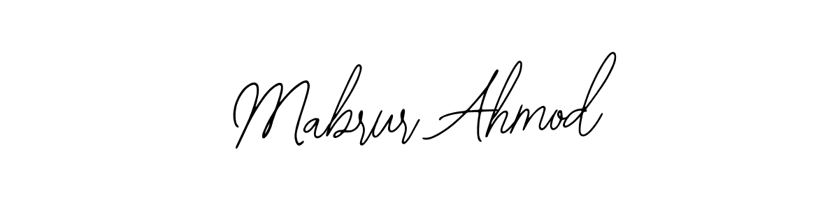 Bearetta-2O07w is a professional signature style that is perfect for those who want to add a touch of class to their signature. It is also a great choice for those who want to make their signature more unique. Get Mabrur Ahmod name to fancy signature for free. Mabrur Ahmod signature style 12 images and pictures png