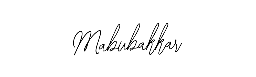 if you are searching for the best signature style for your name Mabubakkar. so please give up your signature search. here we have designed multiple signature styles  using Bearetta-2O07w. Mabubakkar signature style 12 images and pictures png