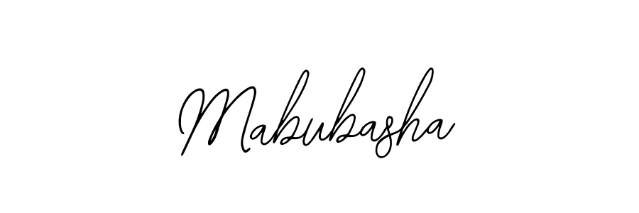 Design your own signature with our free online signature maker. With this signature software, you can create a handwritten (Bearetta-2O07w) signature for name Mabubasha. Mabubasha signature style 12 images and pictures png