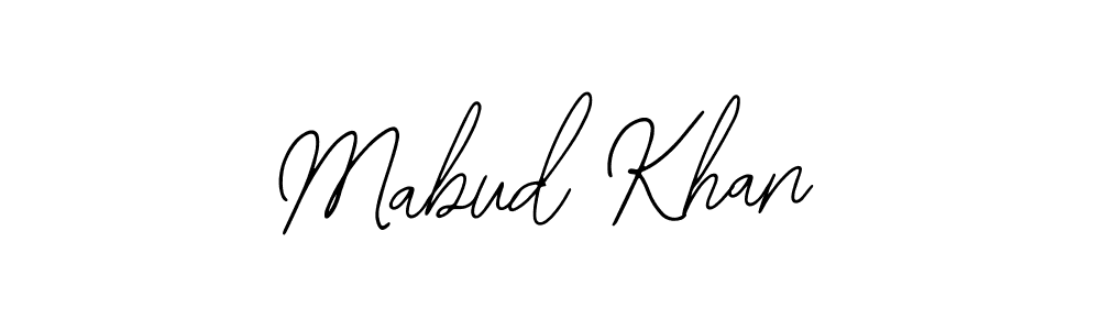Use a signature maker to create a handwritten signature online. With this signature software, you can design (Bearetta-2O07w) your own signature for name Mabud Khan. Mabud Khan signature style 12 images and pictures png