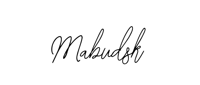 Best and Professional Signature Style for Mabudsk. Bearetta-2O07w Best Signature Style Collection. Mabudsk signature style 12 images and pictures png