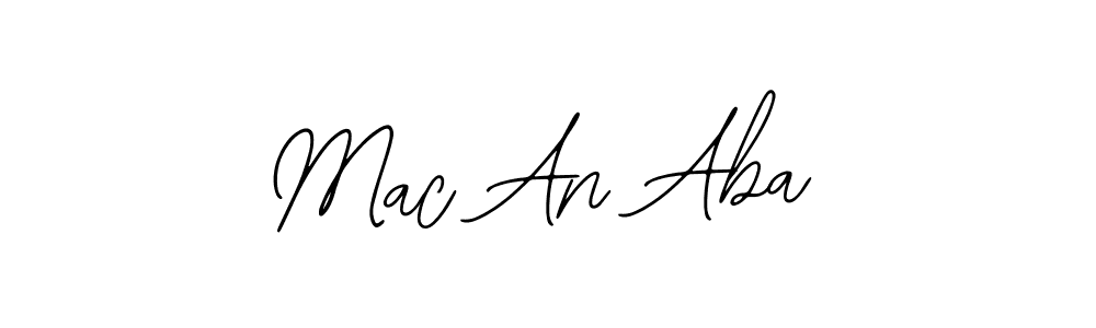 This is the best signature style for the Mac An Aba name. Also you like these signature font (Bearetta-2O07w). Mix name signature. Mac An Aba signature style 12 images and pictures png