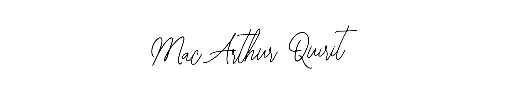 How to Draw Mac Arthur Quirit signature style? Bearetta-2O07w is a latest design signature styles for name Mac Arthur Quirit. Mac Arthur Quirit signature style 12 images and pictures png