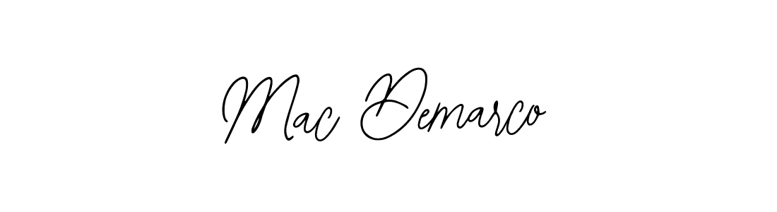 How to make Mac Demarco name signature. Use Bearetta-2O07w style for creating short signs online. This is the latest handwritten sign. Mac Demarco signature style 12 images and pictures png