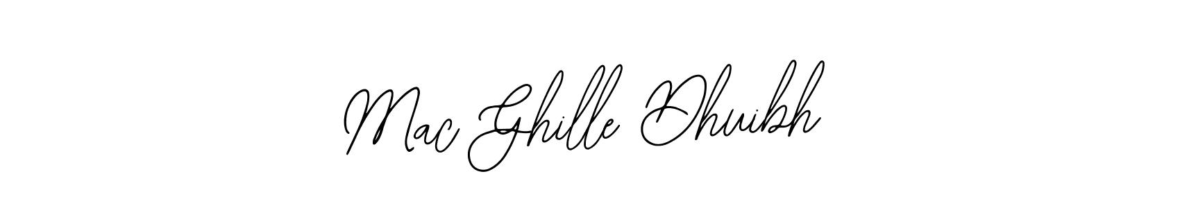 Use a signature maker to create a handwritten signature online. With this signature software, you can design (Bearetta-2O07w) your own signature for name Mac Ghille Dhuibh. Mac Ghille Dhuibh signature style 12 images and pictures png