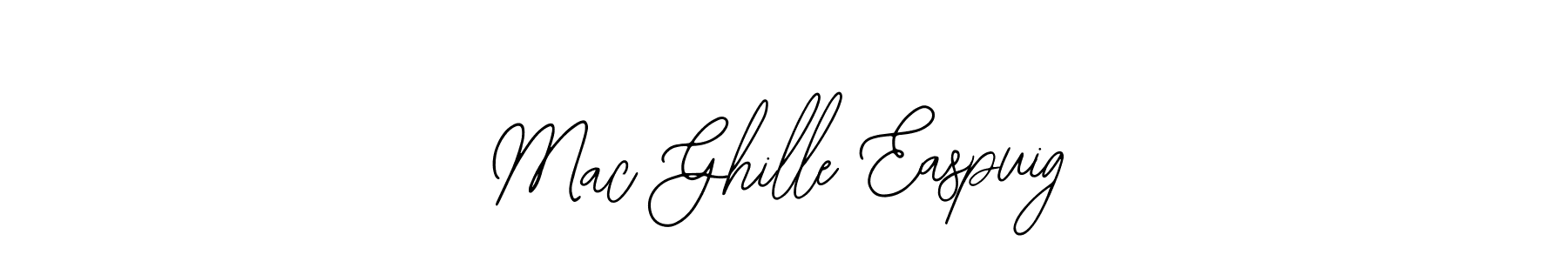 You can use this online signature creator to create a handwritten signature for the name Mac Ghille Easpuig. This is the best online autograph maker. Mac Ghille Easpuig signature style 12 images and pictures png