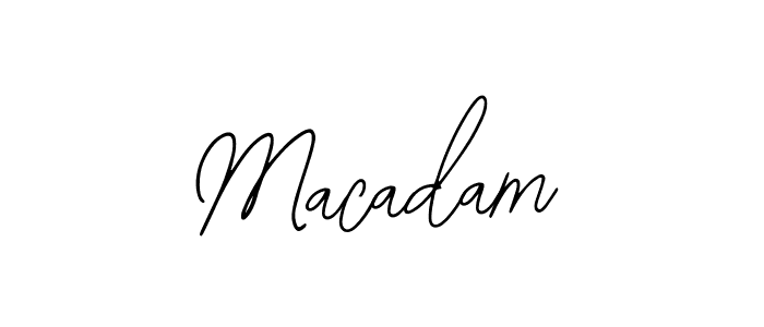 How to make Macadam signature? Bearetta-2O07w is a professional autograph style. Create handwritten signature for Macadam name. Macadam signature style 12 images and pictures png