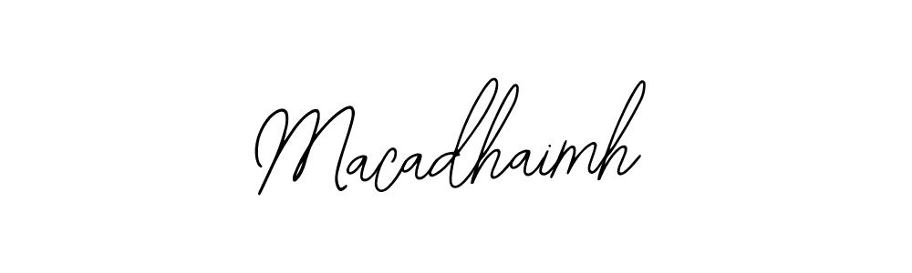 Macadhaimh stylish signature style. Best Handwritten Sign (Bearetta-2O07w) for my name. Handwritten Signature Collection Ideas for my name Macadhaimh. Macadhaimh signature style 12 images and pictures png