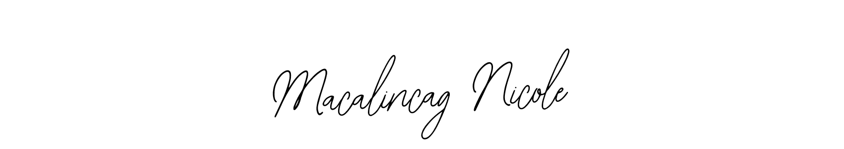 How to Draw Macalincag Nicole signature style? Bearetta-2O07w is a latest design signature styles for name Macalincag Nicole. Macalincag Nicole signature style 12 images and pictures png