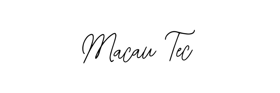 The best way (Bearetta-2O07w) to make a short signature is to pick only two or three words in your name. The name Macau Tec include a total of six letters. For converting this name. Macau Tec signature style 12 images and pictures png