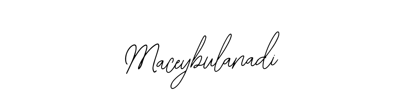 How to make Maceybulanadi name signature. Use Bearetta-2O07w style for creating short signs online. This is the latest handwritten sign. Maceybulanadi signature style 12 images and pictures png