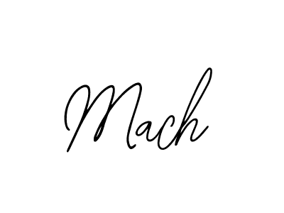 Use a signature maker to create a handwritten signature online. With this signature software, you can design (Bearetta-2O07w) your own signature for name Mach. Mach signature style 12 images and pictures png