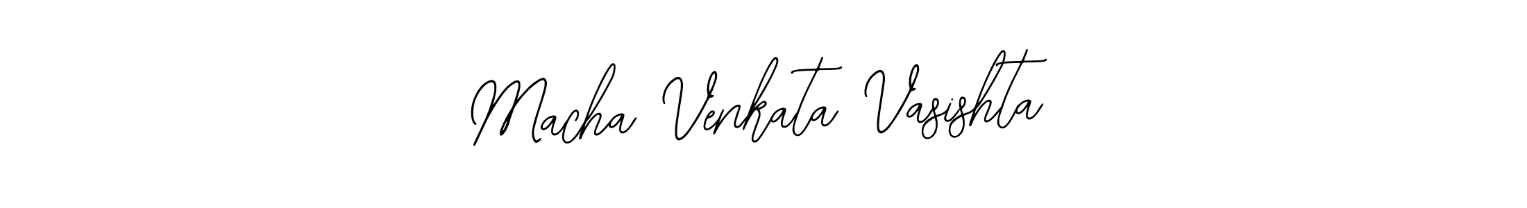 Bearetta-2O07w is a professional signature style that is perfect for those who want to add a touch of class to their signature. It is also a great choice for those who want to make their signature more unique. Get Macha Venkata Vasishta name to fancy signature for free. Macha Venkata Vasishta signature style 12 images and pictures png