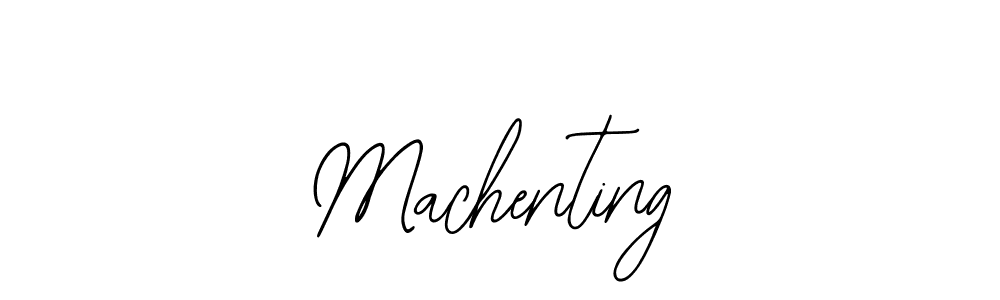 How to make Machenting name signature. Use Bearetta-2O07w style for creating short signs online. This is the latest handwritten sign. Machenting signature style 12 images and pictures png