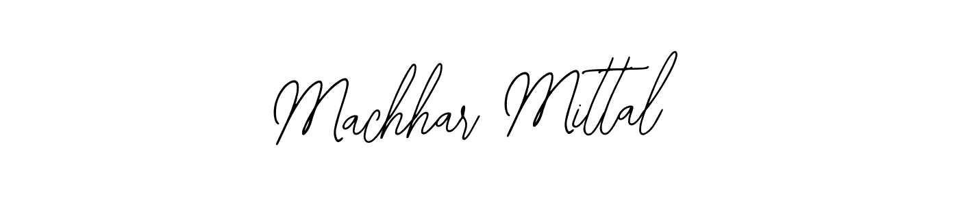 Use a signature maker to create a handwritten signature online. With this signature software, you can design (Bearetta-2O07w) your own signature for name Machhar Mittal. Machhar Mittal signature style 12 images and pictures png