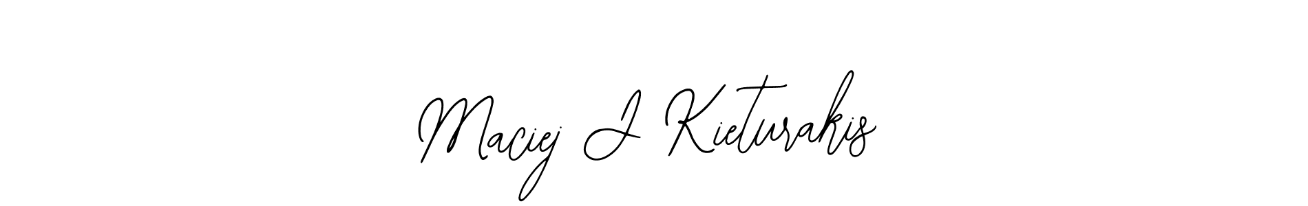 Design your own signature with our free online signature maker. With this signature software, you can create a handwritten (Bearetta-2O07w) signature for name Maciej J Kieturakis. Maciej J Kieturakis signature style 12 images and pictures png