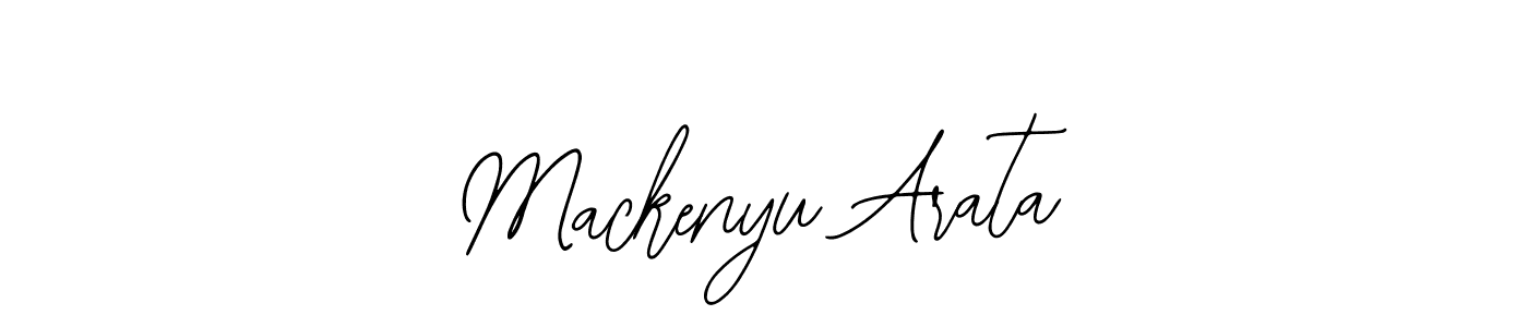How to make Mackenyu Arata name signature. Use Bearetta-2O07w style for creating short signs online. This is the latest handwritten sign. Mackenyu Arata signature style 12 images and pictures png