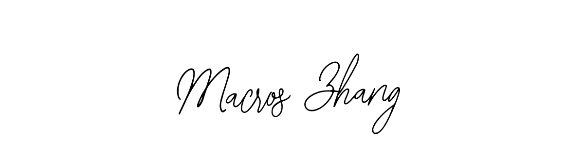 You should practise on your own different ways (Bearetta-2O07w) to write your name (Macros Zhang) in signature. don't let someone else do it for you. Macros Zhang signature style 12 images and pictures png