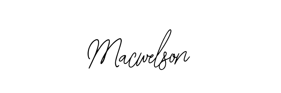 Use a signature maker to create a handwritten signature online. With this signature software, you can design (Bearetta-2O07w) your own signature for name Macwelson. Macwelson signature style 12 images and pictures png