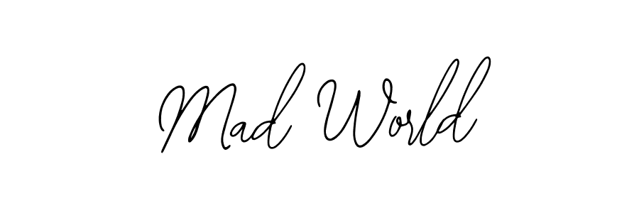 The best way (Bearetta-2O07w) to make a short signature is to pick only two or three words in your name. The name Mad World include a total of six letters. For converting this name. Mad World signature style 12 images and pictures png