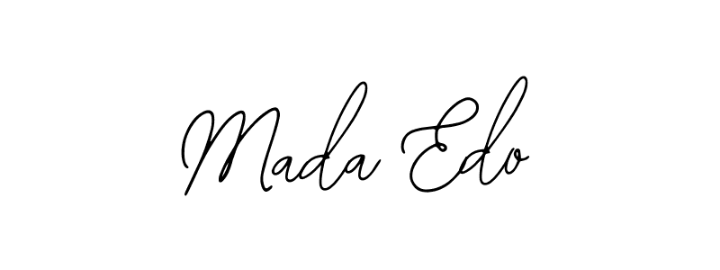 Bearetta-2O07w is a professional signature style that is perfect for those who want to add a touch of class to their signature. It is also a great choice for those who want to make their signature more unique. Get Mada Edo name to fancy signature for free. Mada Edo signature style 12 images and pictures png