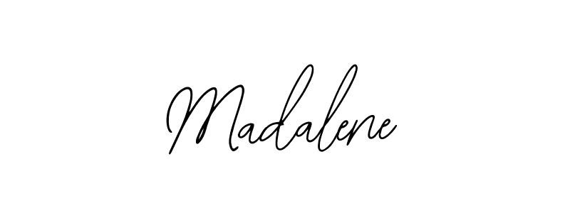 Madalene stylish signature style. Best Handwritten Sign (Bearetta-2O07w) for my name. Handwritten Signature Collection Ideas for my name Madalene. Madalene signature style 12 images and pictures png