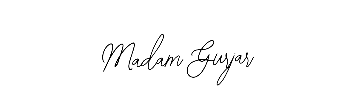 How to Draw Madam Gurjar signature style? Bearetta-2O07w is a latest design signature styles for name Madam Gurjar. Madam Gurjar signature style 12 images and pictures png