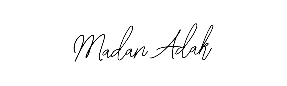 Make a beautiful signature design for name Madan Adak. Use this online signature maker to create a handwritten signature for free. Madan Adak signature style 12 images and pictures png