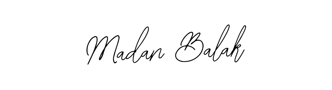 Make a beautiful signature design for name Madan Balak. Use this online signature maker to create a handwritten signature for free. Madan Balak signature style 12 images and pictures png