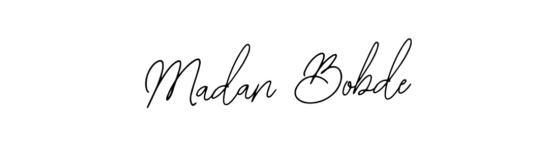 Also we have Madan Bobde name is the best signature style. Create professional handwritten signature collection using Bearetta-2O07w autograph style. Madan Bobde signature style 12 images and pictures png