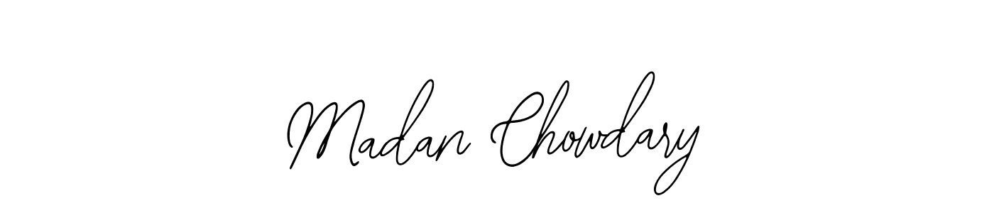 How to make Madan Chowdary signature? Bearetta-2O07w is a professional autograph style. Create handwritten signature for Madan Chowdary name. Madan Chowdary signature style 12 images and pictures png