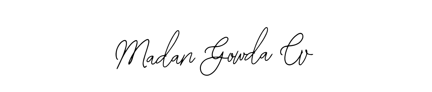 Madan Gowda Cv stylish signature style. Best Handwritten Sign (Bearetta-2O07w) for my name. Handwritten Signature Collection Ideas for my name Madan Gowda Cv. Madan Gowda Cv signature style 12 images and pictures png