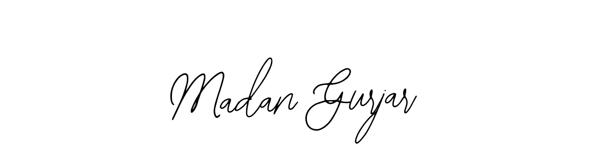 It looks lik you need a new signature style for name Madan Gurjar. Design unique handwritten (Bearetta-2O07w) signature with our free signature maker in just a few clicks. Madan Gurjar signature style 12 images and pictures png