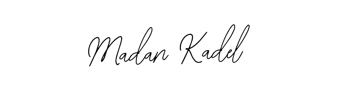 How to make Madan Kadel name signature. Use Bearetta-2O07w style for creating short signs online. This is the latest handwritten sign. Madan Kadel signature style 12 images and pictures png