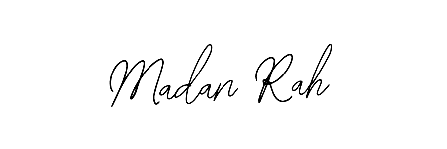 Use a signature maker to create a handwritten signature online. With this signature software, you can design (Bearetta-2O07w) your own signature for name Madan Rah. Madan Rah signature style 12 images and pictures png