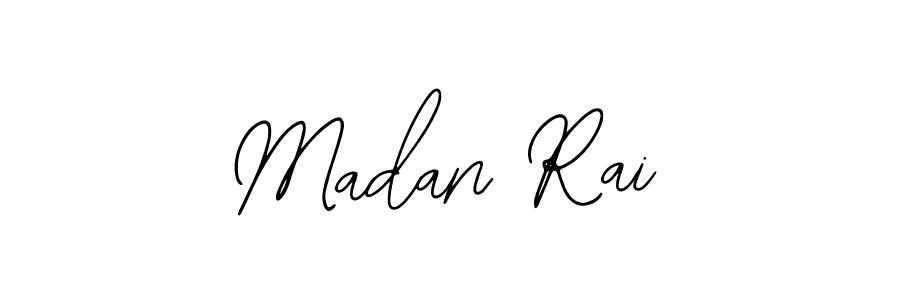 Madan Rai stylish signature style. Best Handwritten Sign (Bearetta-2O07w) for my name. Handwritten Signature Collection Ideas for my name Madan Rai. Madan Rai signature style 12 images and pictures png