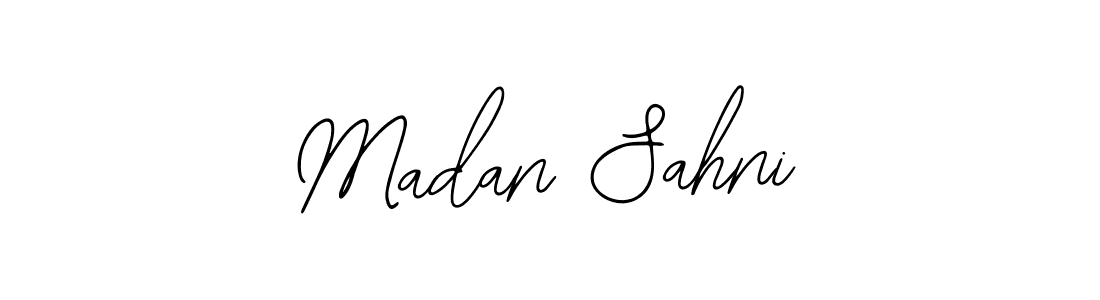 Use a signature maker to create a handwritten signature online. With this signature software, you can design (Bearetta-2O07w) your own signature for name Madan Sahni. Madan Sahni signature style 12 images and pictures png